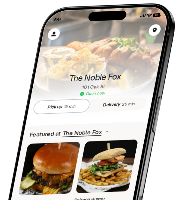 The Noble Fox app preview