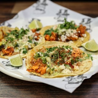 Spicy Salmon Tacos
